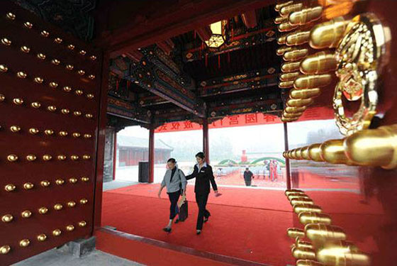圆明园长春园宫门
