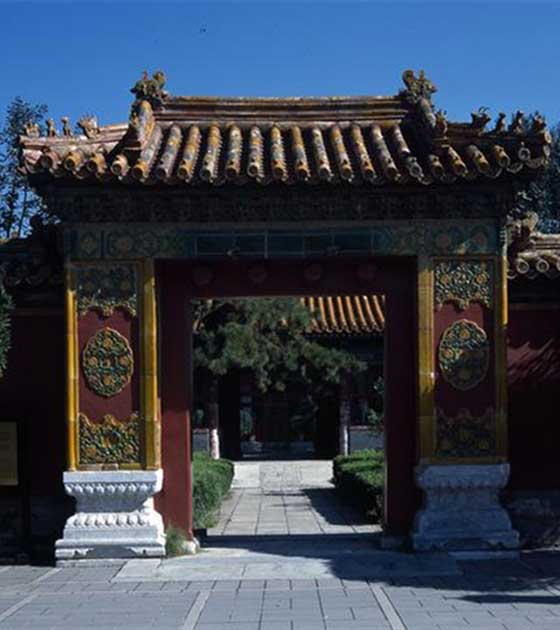 北京景山公园观德殿