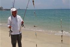 陵水分界洲岛寿龟滩钓鱼台