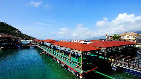 陵水分界洲岛岛上码头 陵水分界洲岛岛上码头
