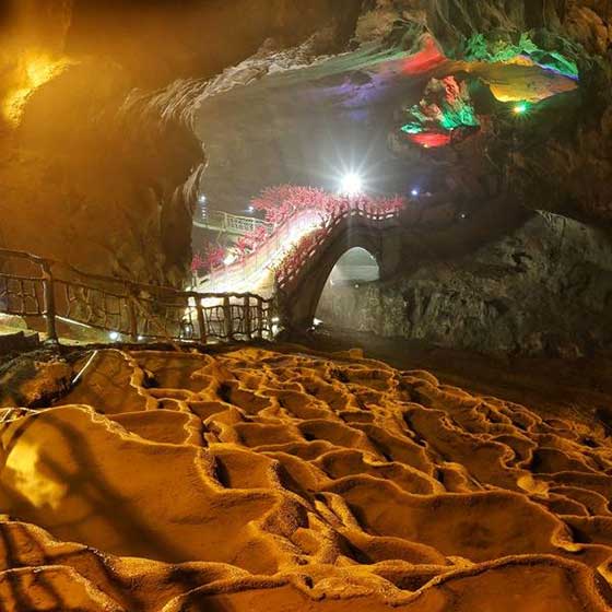 连州地下河田园风光