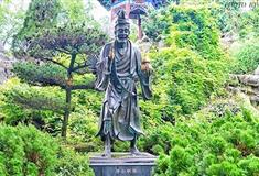 济公故居济公铜像