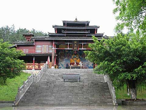 桂林义江缘景区盘王殿